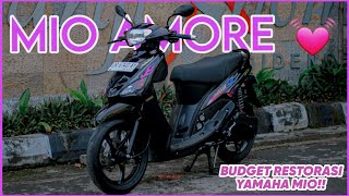 SIMPLE &CLEAN!! TERNYATA SEGINI BIAYA RESTORASI MIO SPORTY JADI ALA MIO AMORE !!