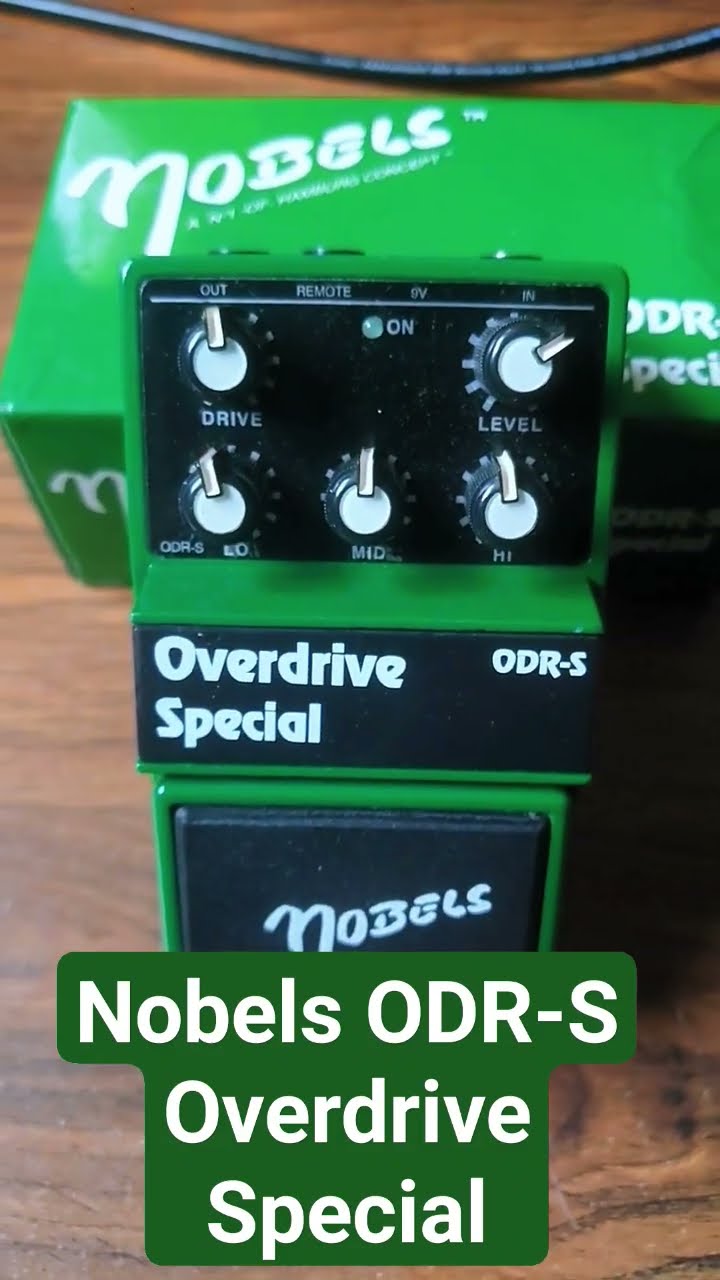 Nobels ODR-S Overdrive Special 90's Original - YouTube