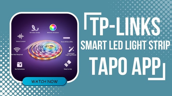 Tapo L930-5 Ruban LED connecté, Bande lneuse WiFi, fonctionne avec