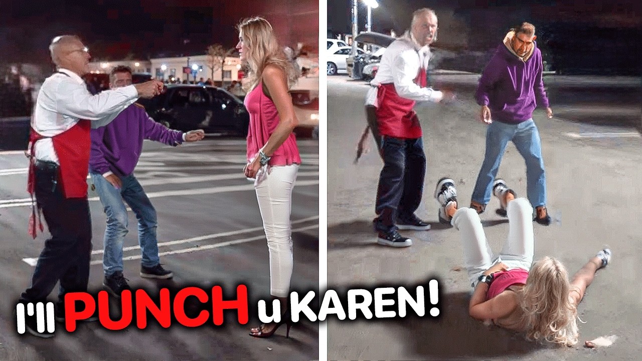 Karen Attacked The WRONG Guy..