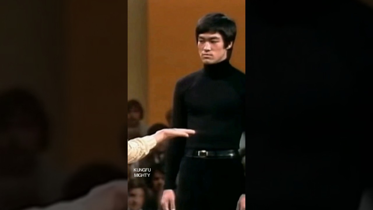 Bruce Lee coin trick. No touch. Only speed.