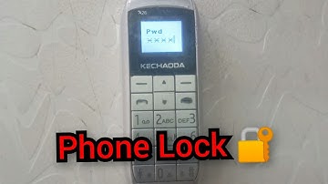 Kechaoda A26 Phone Lock kaise lagaye / Kechaoda mobile phone lock and password change