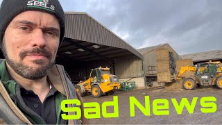 Sad News for us on the Farm, and our Subscribers!