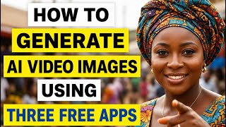 How to Generate AI Video Images Using 3 FREE Apps | Beginner Friendly