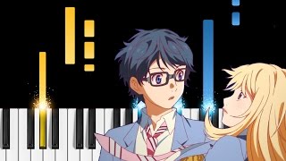 Your Lie in April OST - Again - Piano Tutorial - Shigatsu wa Kimi no Uso chords