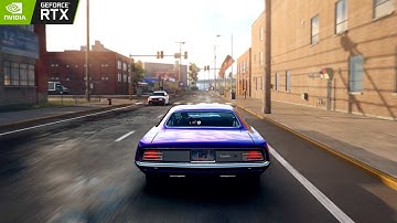American classics fit perfectly in industrial areas of NFS Unbound // RTX 3080 4K 60fps