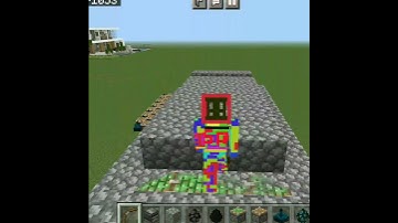 Automatic cobblestone bridge minecraft shorts