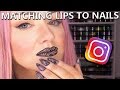 How to Match a Lip Design to Your Nails Design - Makeup Tutorial - Jeffree Star - Rimmel London