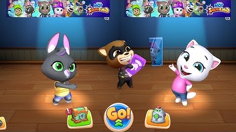 Talking Tom Gold Run 2  -  Talking Becca, Talking Angela, Raccoon Boss  -  New Android iOS Gameplays