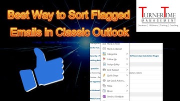 How to Create a Search Folder to Sort Flagged Emails in Classic Outlook