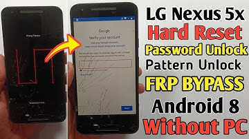 LG Nexus 5 Hard Reset | forgot password pattern | LG Nexus 5X Frp Bypass 8.1.0 2024 | Without PC