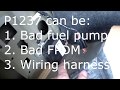 Ford P1237 Error Code Diagnostic and Fuel Pump Repair