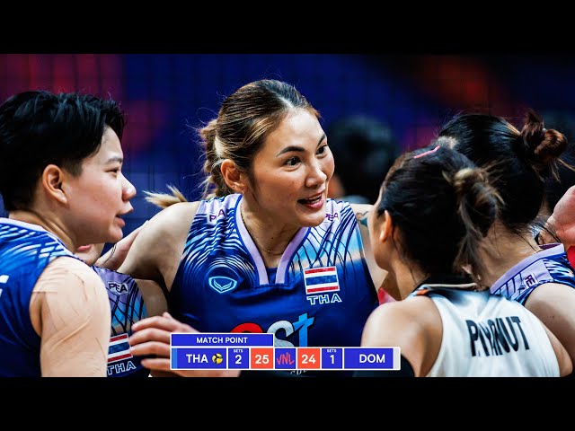 Hattaya Bamrungsuk Played the Match of Her Career Against Dominican !!! Women's VNL 2024 class=