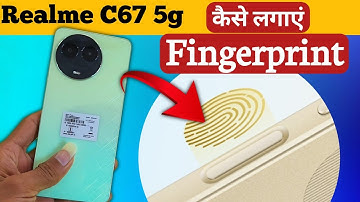 Realme C67 5g Fingerprint How to Set Fingerprint Lock in Realme C67 Realme c67 fingerprint setting