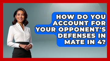 How Do You Account For Your Opponent