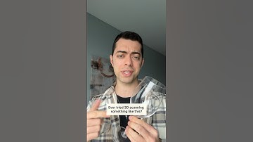 Try this next time you’re trying to 3D scan anything shiny or reflective to get better results✨🪞