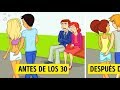 Cómo es la vida antes y después de los 30