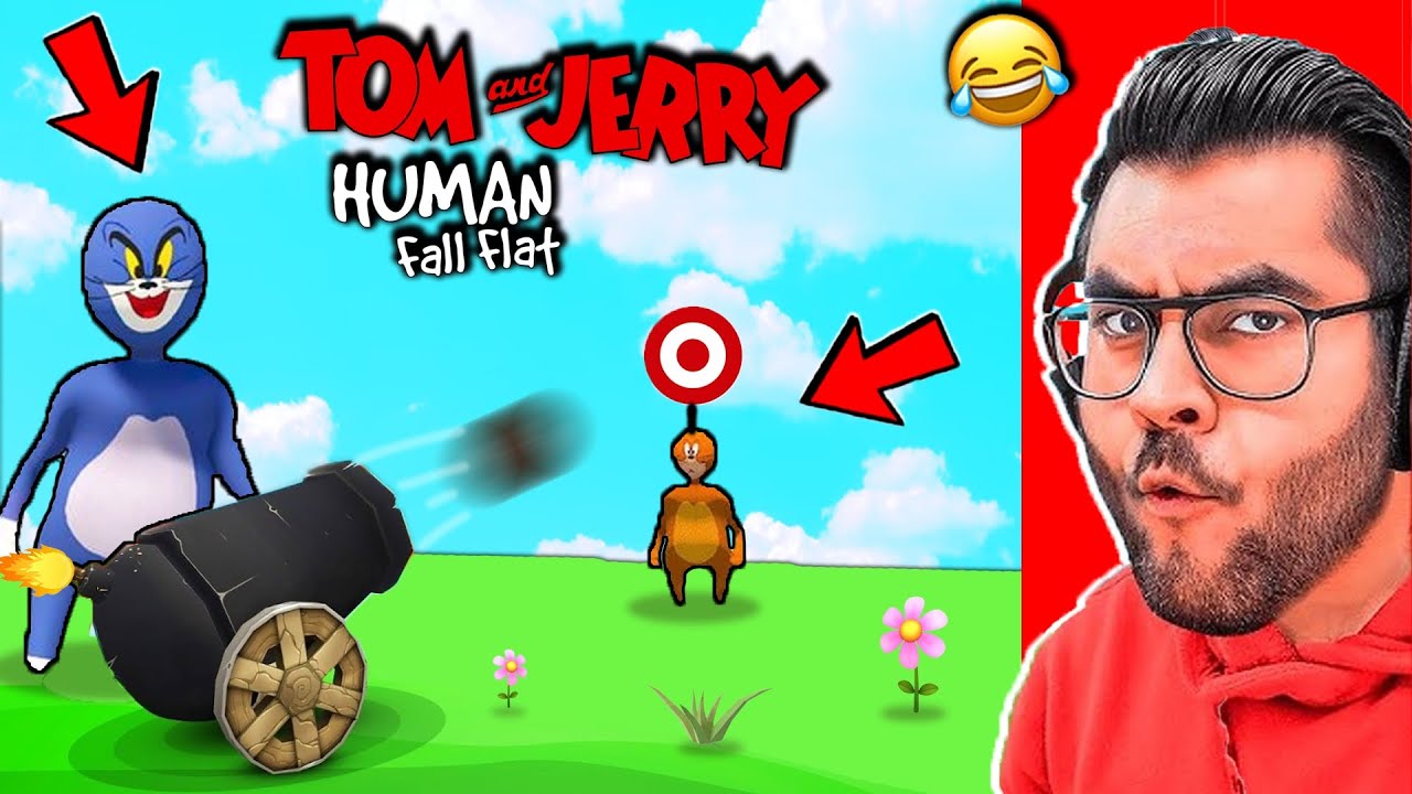 😂 TOM & JERRY in Funniest Level | Human Fall Flat 😂 | Hitesh KS