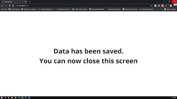 jsPsych tutorial Part 14: Post-save page