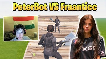 Peterbot VS Fraanticc INSANE 1v1 Buildfights!