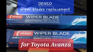 Denso wiper blades | replacement for Toyota Avanza
