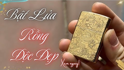 Hộp quẹt hình rồng siêu bền giá rẻ|  Bật lửa zorro đồng đồng nguyên khối siêu bền