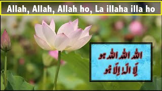 Allah Allah Allah ho La illaha illa ho | Zikr of Allah to brighten your heart | Dhikr of Allah