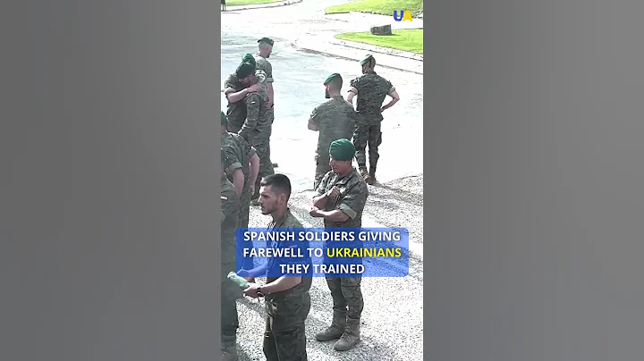 Spanish Soldiers Bid Farewell to Ukrainians They Trained - DayDayNews