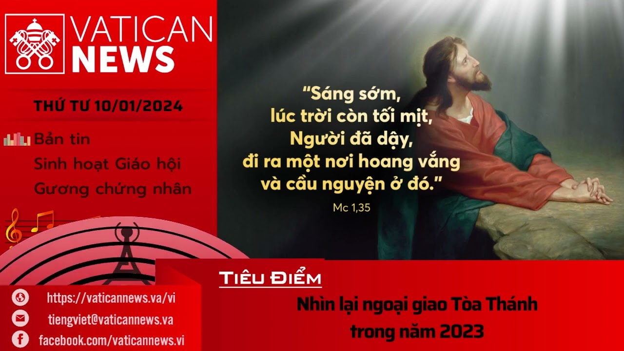 Radio thứ Tư 10/01/2024 - Vatican News Tiếng Việt