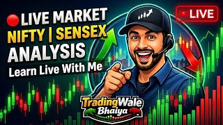 🔴 LIVE Market Analysis | Nifty & Sensex Today | Price Action