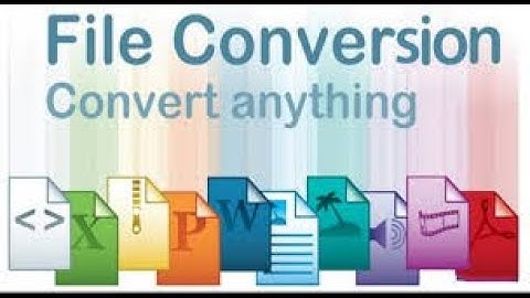 File conversion(any type)||word to pdf|| video to mp3||simple methods||2021