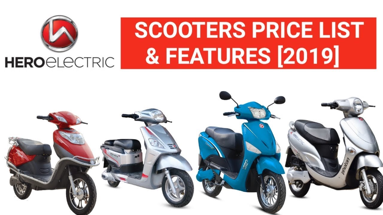 electric scooter hero price