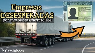 EMPRESA ESTÁ PAGANDO CNH E PARA MOTORISTAS.