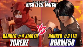 Tekken 8 Yoredz Ranked Xiaoyu Vs Dhome50Hbk Ranked Leo T8 High Level Gameplay