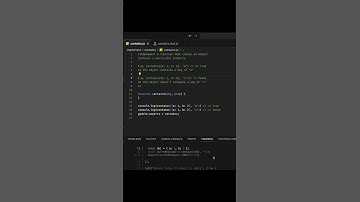 Implement: checks an object contains a particular property #coding #programminglanguage #javascript