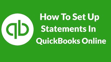 Lesson 6 How To Set Up Statements In QuickBooks Online 2016