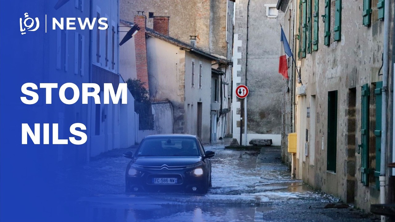 Storm Nils tears through southwest France