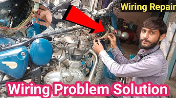 Royal Enfield Wiring Problem Solution | Bullet Starting problem | Wiring Repair 🏍️