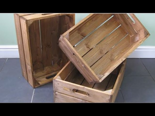 3 ideas para decorar cajas de madera - MANUALIDADES DIY 