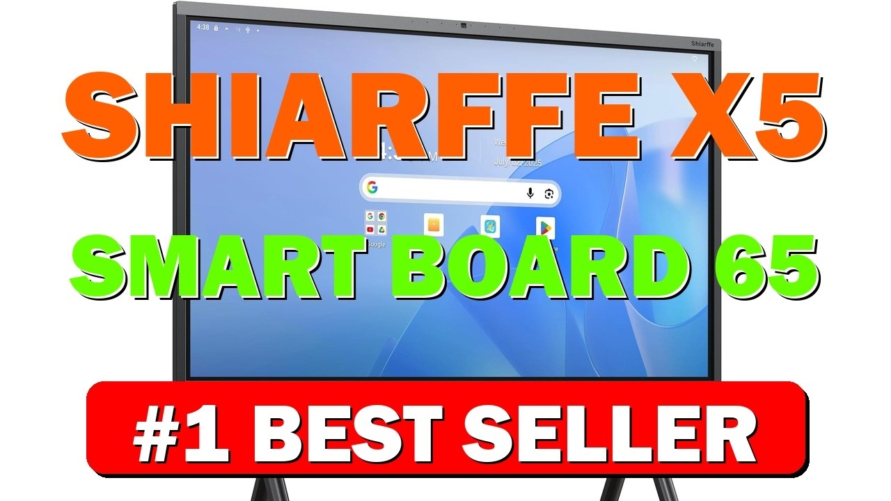 Shiarffe X5 Smart Board 65 Inch 4K Interactive Whiteboard 8GB RAM ...