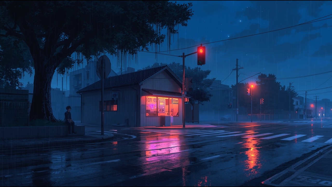 Tokyo Rain Nights 🌧️ | Late Night Lofi to Relax, Study & Unwind