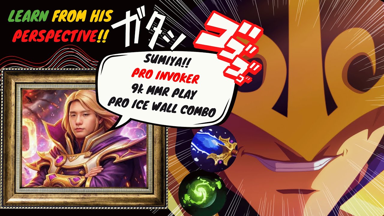WATCH AND LEARN THIS !! How Sumiya Play Invoker 9K MMR JOKER LOGIC! Unstoppable 