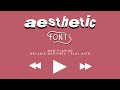 25 aesthetic fonts u should use! ◡̈