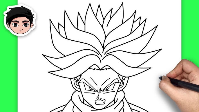 gohan-lineart by eduitachisan  Dragon para dibujar, Cómo dibujar