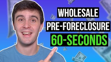How to Pull Pre-Foreclosure List in Under 60 Secs Wholesaling Real Estate