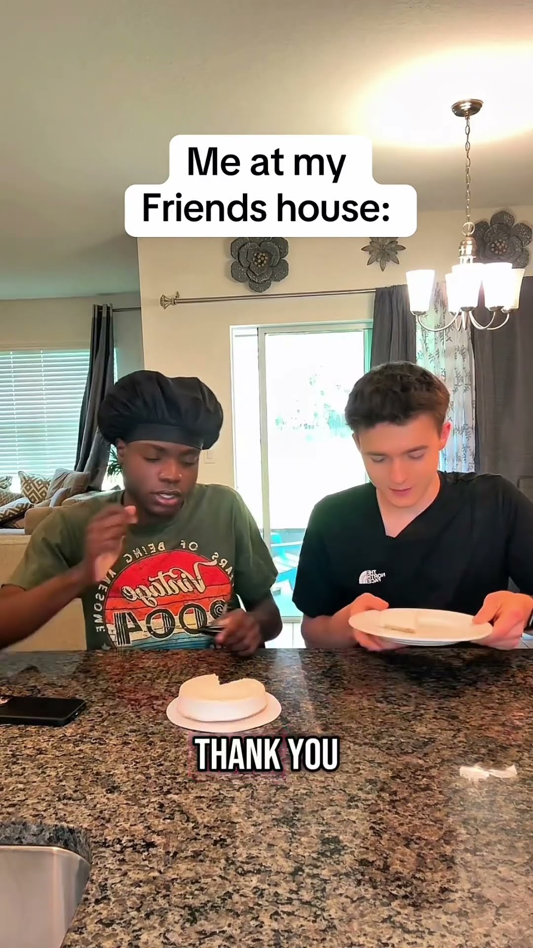 Getting food at Friends house vs mine ?.   @Onevilage