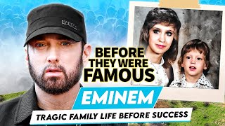 Eminem | Before They Were Famous | Tragic Family Life Before Success | Super Bowl LVI