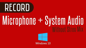 Stereo Mix Alternative - Record Microphone + System Audio Simultaneously 🎙+ 🔊 😮 ⏺