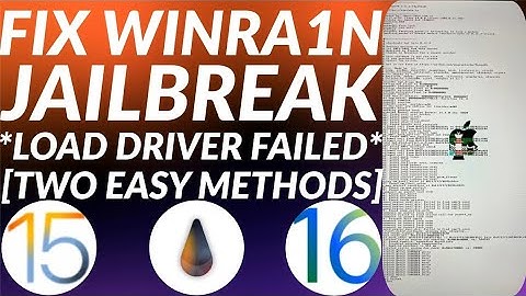 [FIX] Winra1n Load Driver Failed Error | Fix Winra1n 1.1/2.0 Load Driver Failed | Two Methods | 2023