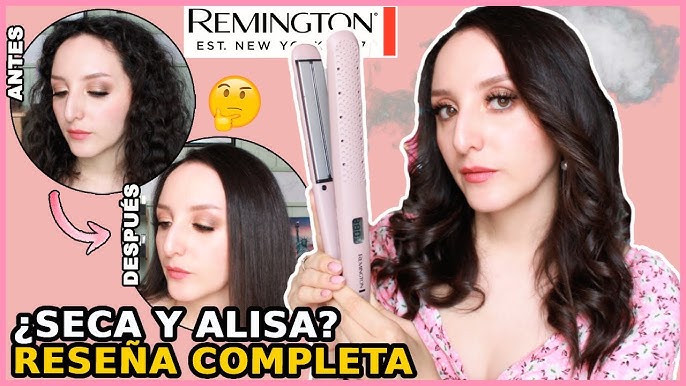 Remington Plancha de Pelo ProLuxe, Tecnología OPTIHeat, Placas Flotantes  Extralargas, Resultados Profesionales, Cerámica, 6 Temperaturas hasta  230°C, Ajuste Pro+, Digital, S9100 : : Belleza